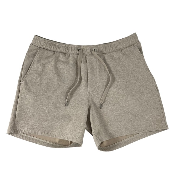 American Eagle AE Active Performance Shorts Size XL Tan Drawstring Zip Pocket - Picture 1 of 8